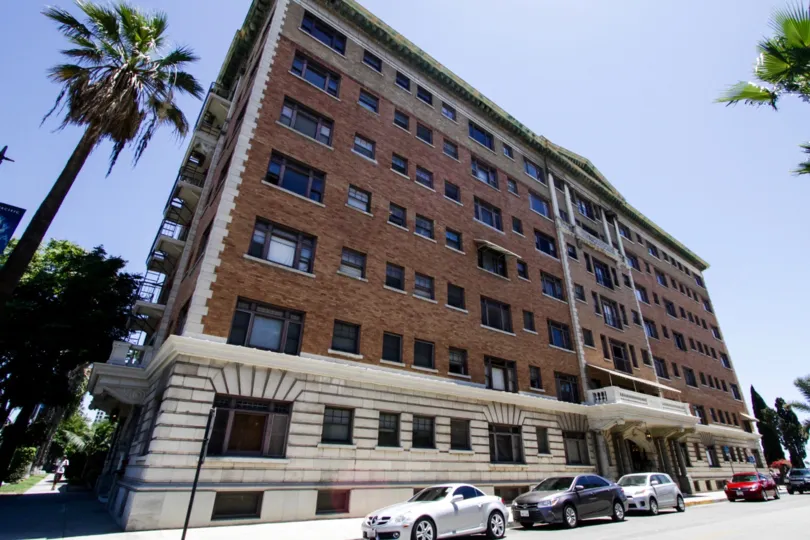 St Regis is made of concrete block and brick