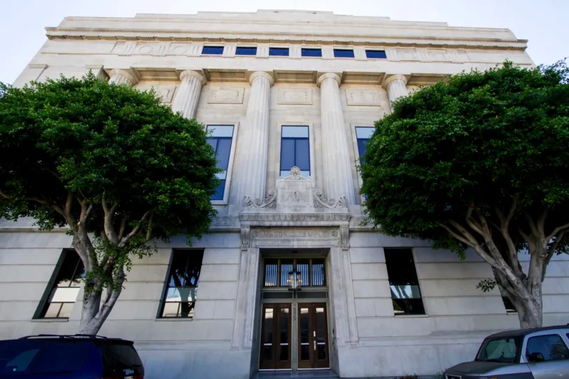 Masonic Temple next to the Temple Lofts