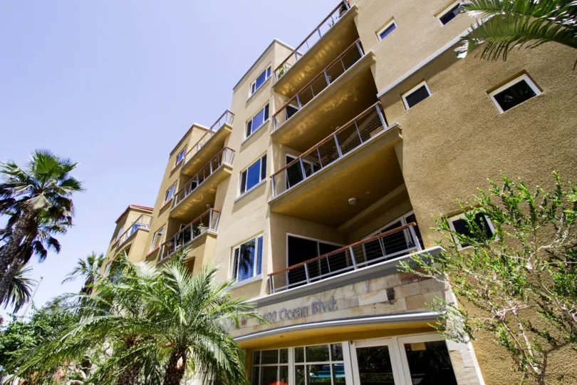 The Meridian is a midrise condo building