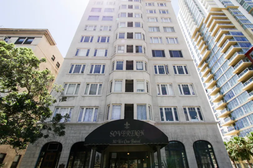 The Sovereign condo tower in Long Beach