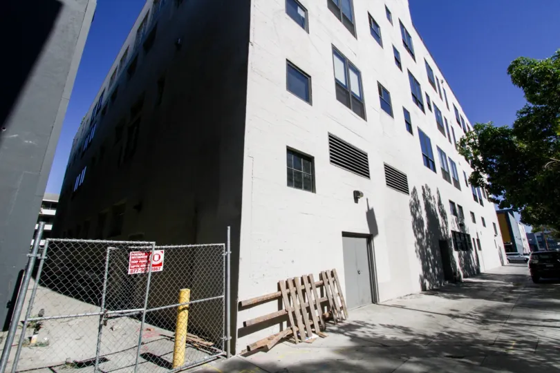 Alley behind Walker Building Lofts