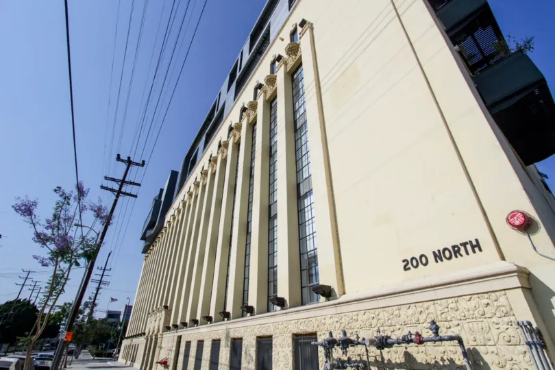 The view of the Alta Lofts building in Downtown LA
