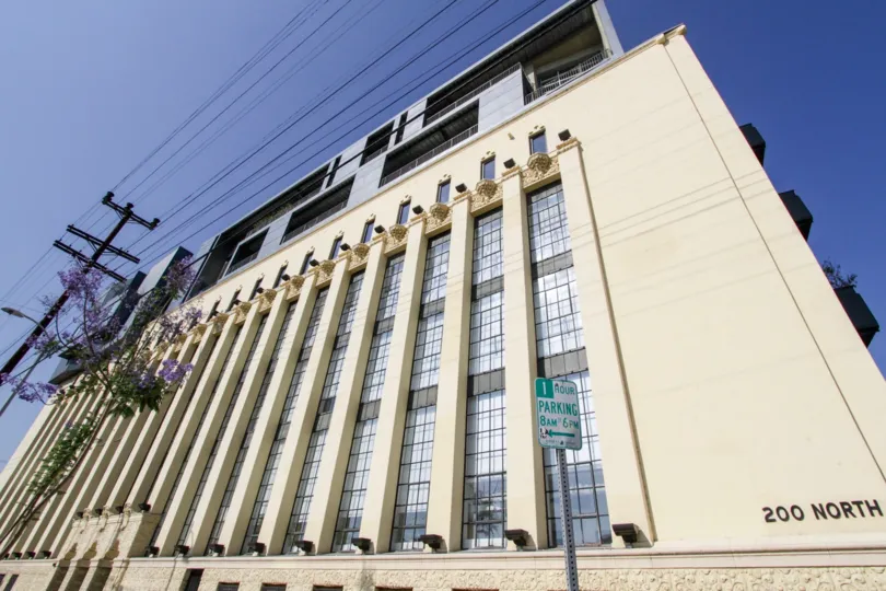 The architecture of Alta Lofts in Downtown LA