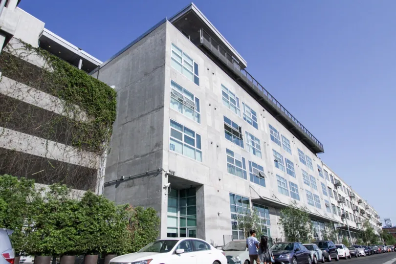 The Barker Block Lofts building in Downtown LA