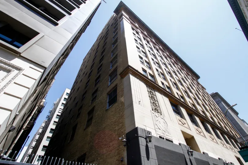 The view of Bartlett Building Lofts in Downton LA