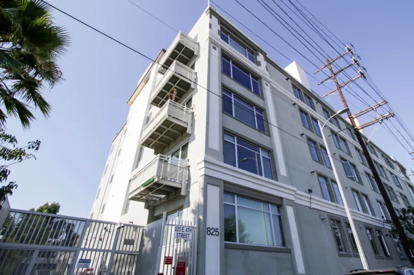 The Beacon Lofts building in Downtown LA