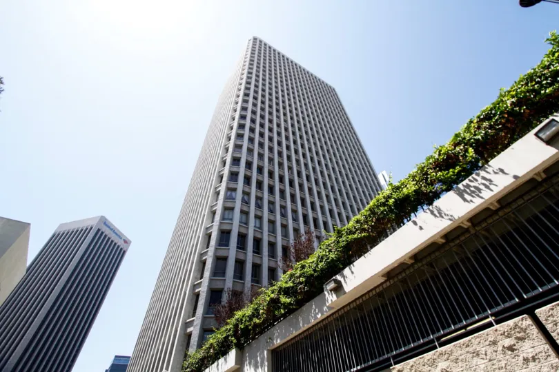 The Bunker Hill Tower building in Downtown LA
