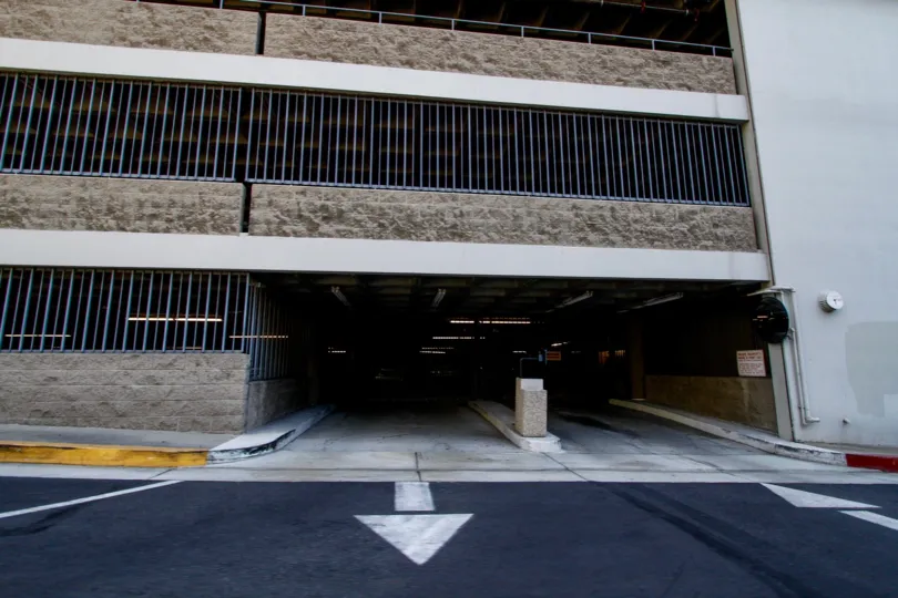 The parking for Bunker Hill Tower