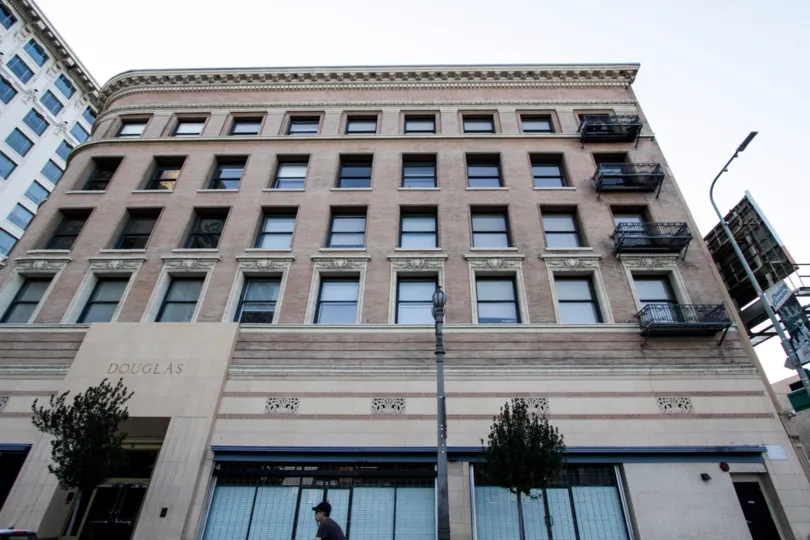The Douglas Building Lofts building in Downtown LA