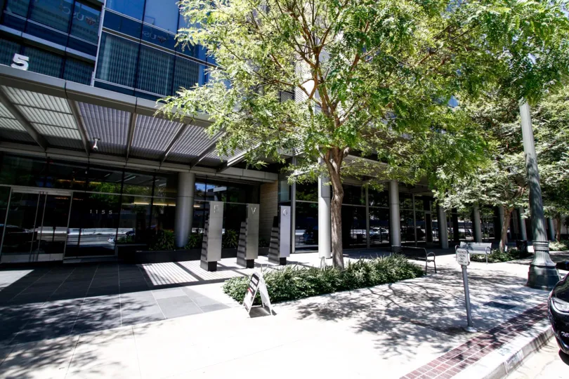 The entryway into Evo