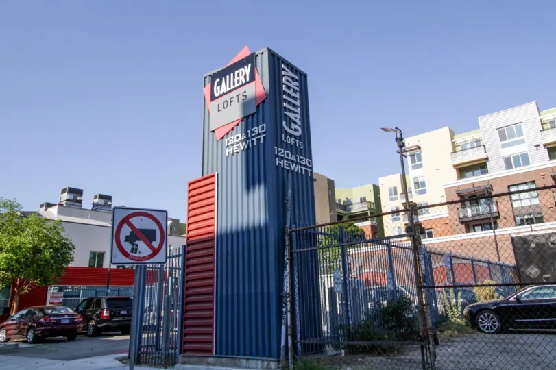 The Gallery Lofts building in Downtown LA