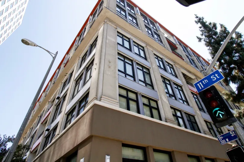The windows in the Grand Lofts