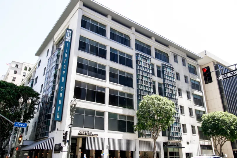 The Library Court building in Downtown LA