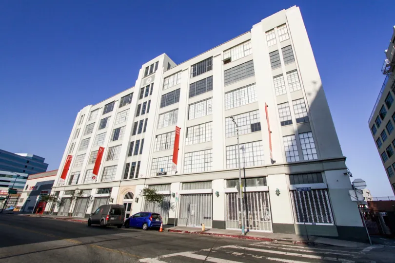 The architecture of Little Tokyo Lofts in Downtown LA