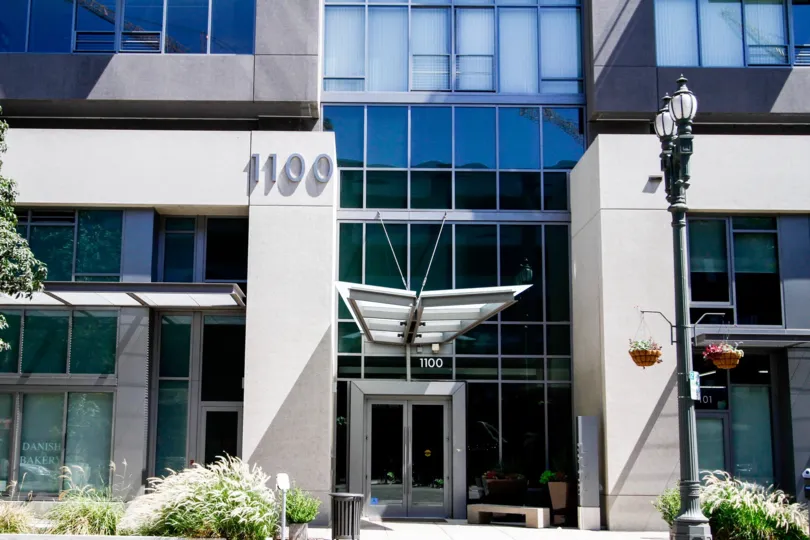 The entrance into Luma South