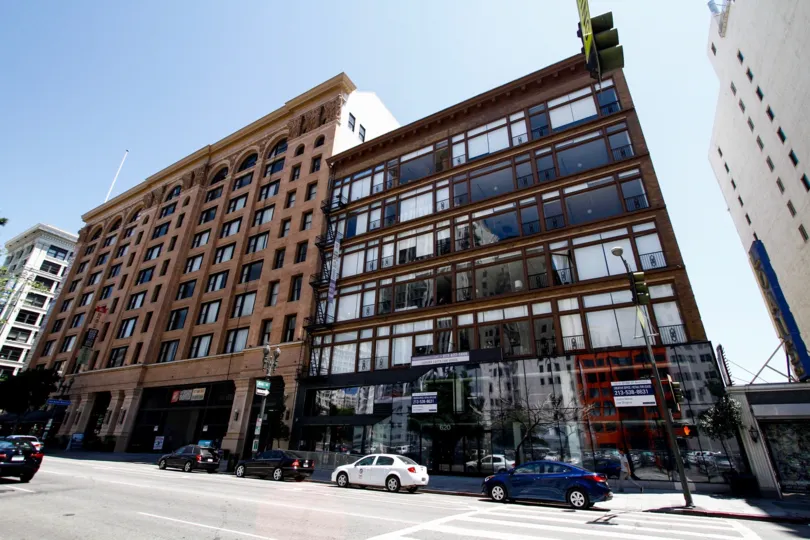 The Mercantile Lofts building in Downtown LA