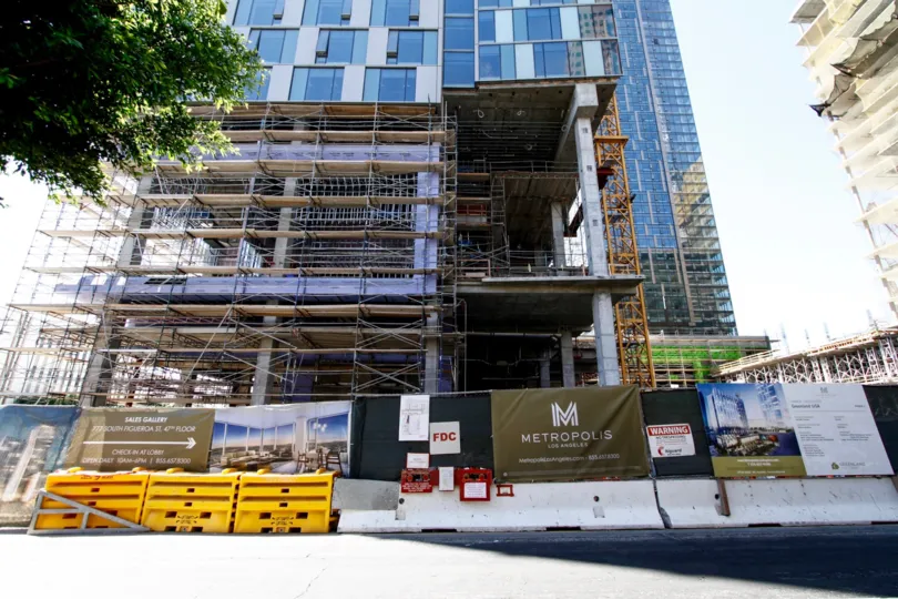 The construction that is taking place at Metropolis