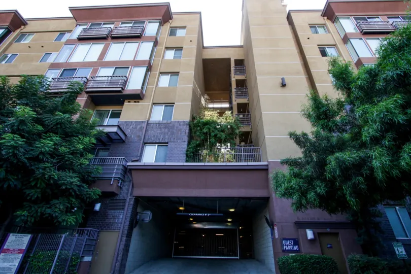 The entrance into Mura located in Downtown LA