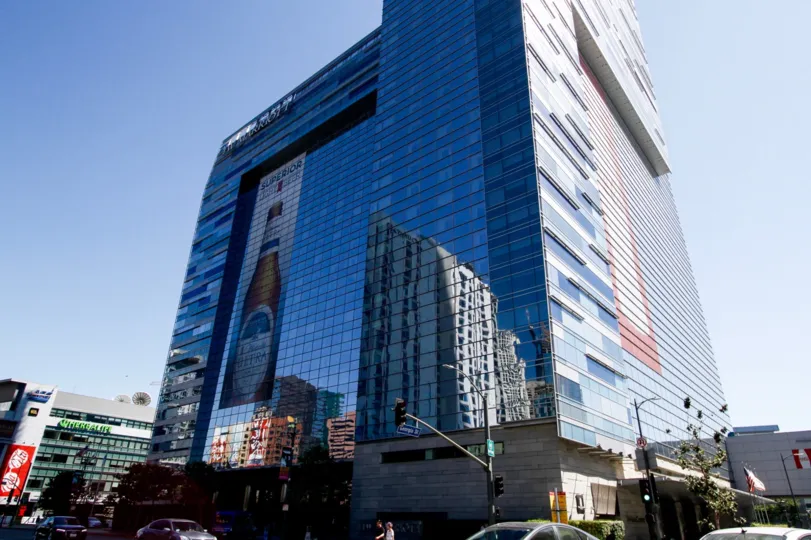 The Ritz Carlton at LA Live building in Downtown LA