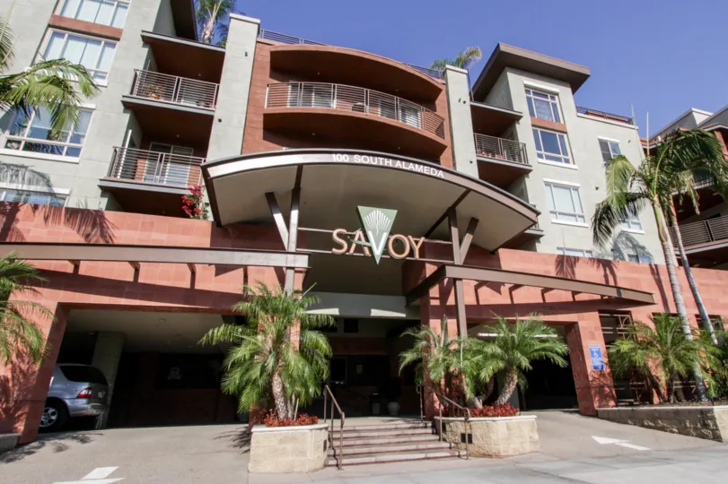 The entryway into Savoy