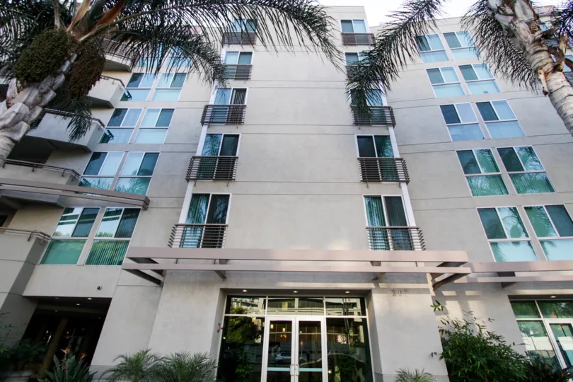 The entrance into Teramachi Homes in Downtown LA