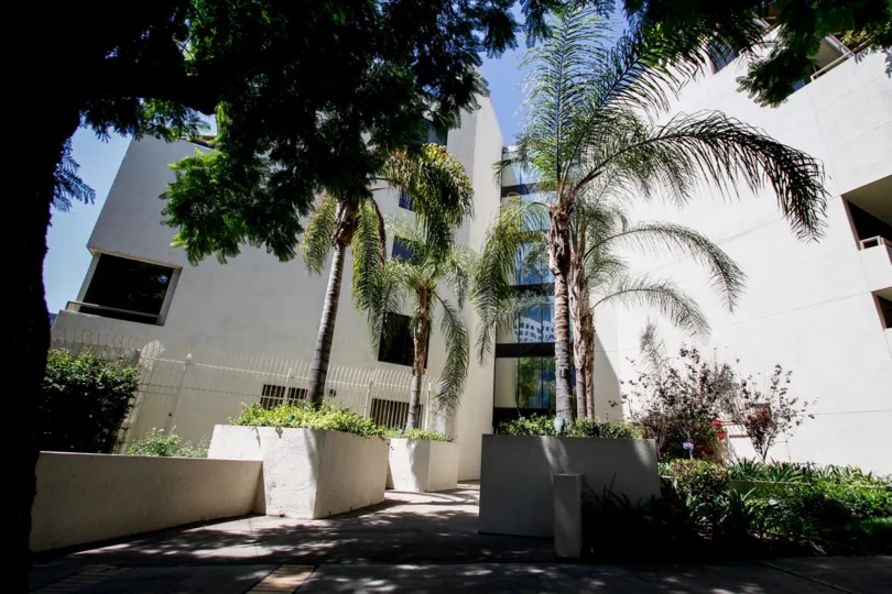 The landscaping around The Promenade in Downtown LA