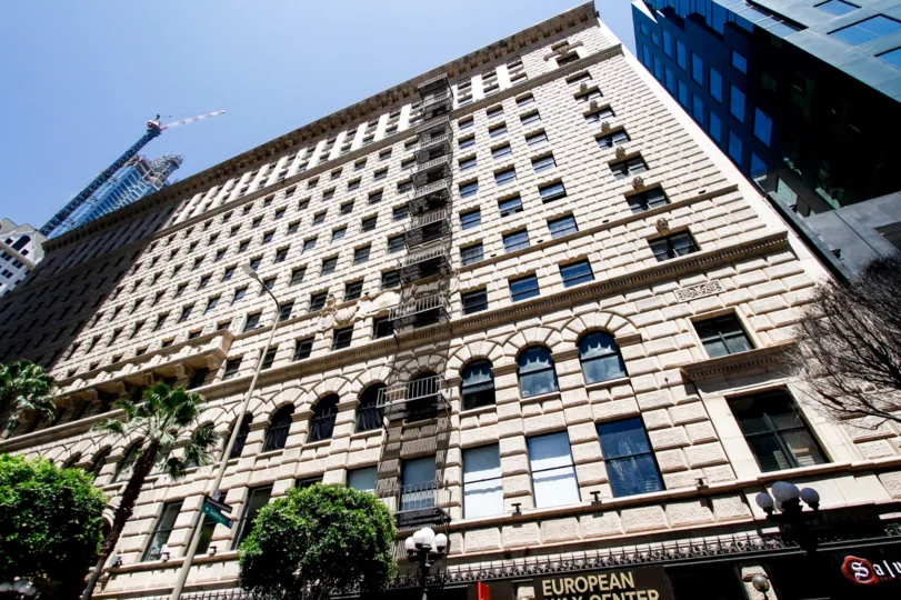 The Roosevelt building in Downtown LA