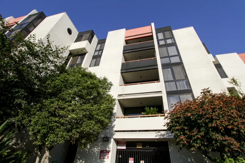 The balconies at Tokyo Villa in Downtown LA
