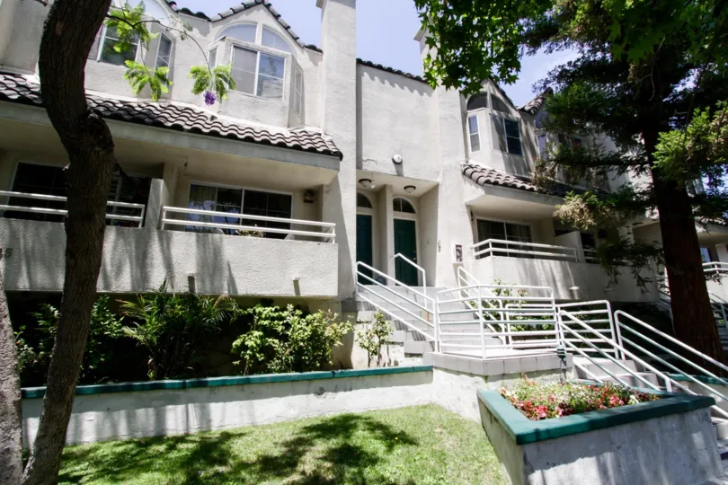 The landscaped views of 5145 Yarmouth Ave
