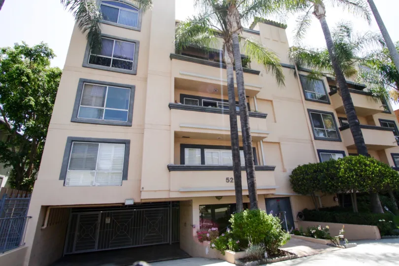 The private parking facility located under 5224 Zelzah Ave