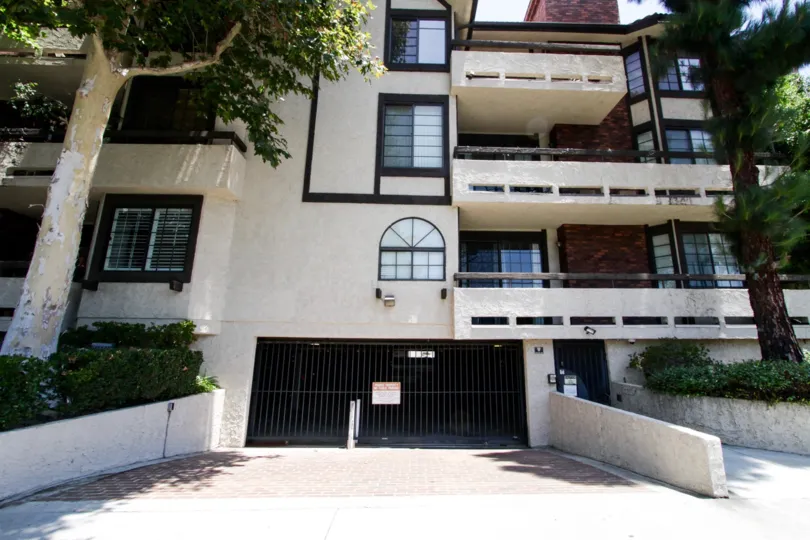 The private parking garage for the Carriage House