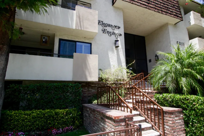 The lettering on the Eleance Encino building in Encino