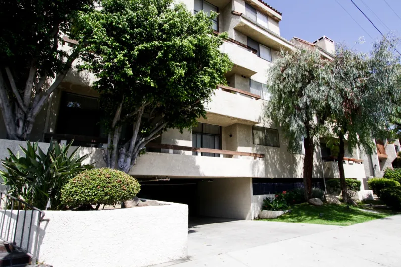 The underground parking for the Encino Horizons building in Encino