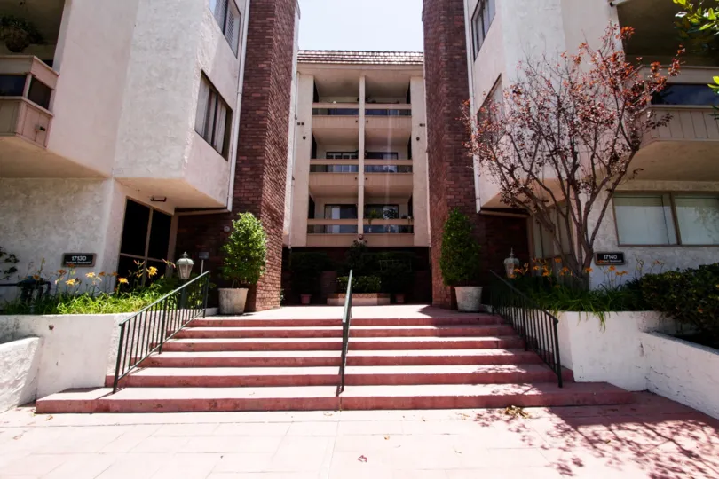 The stairs leading up to the Horton Lane entrance