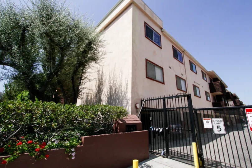 The parking lot for Newcastle Manor
