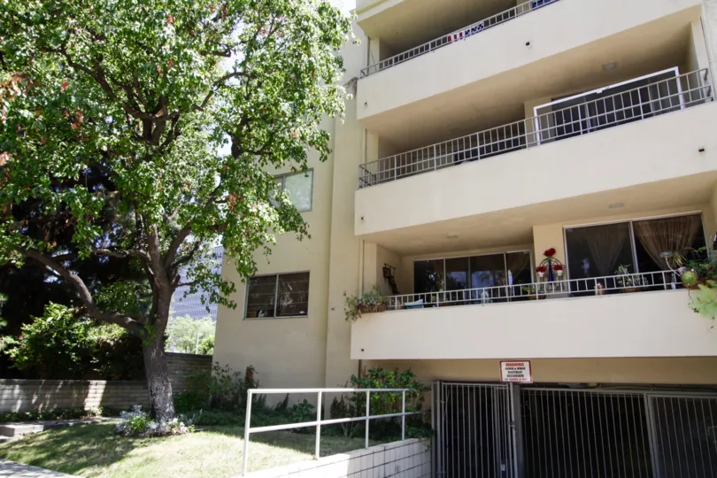 The balconies in The Encino located in Encino