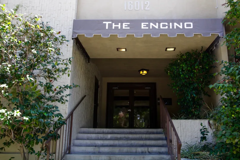 The main entrance into The Encino