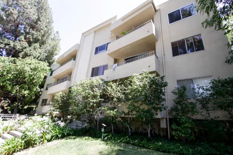 The landscaping along The Encino located in Encino