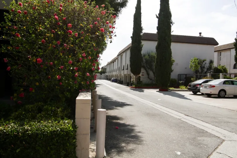 A view of the entire Villa Espana building