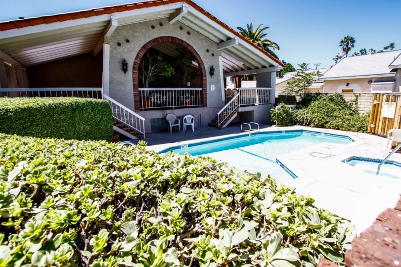 The pool at 1211 Dorothy Dr in Glendale California