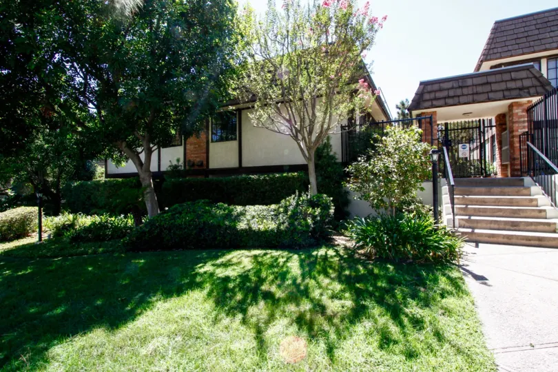 The landscaping around 1429 Valley View Rd