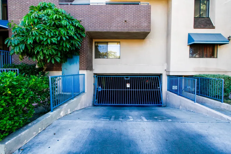 The parking garage for 315 Chester St