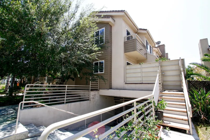 The balcony seen at 428 W California Ave in Glendale California