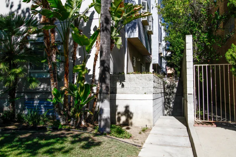 The landscaping around 432 N Kenwood St