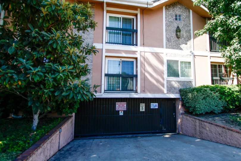 The parking at Acacia Village in Glendale California