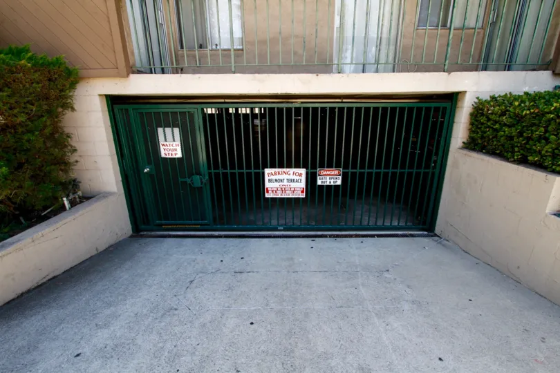 The parking for Belmont Terrace in Glendale California