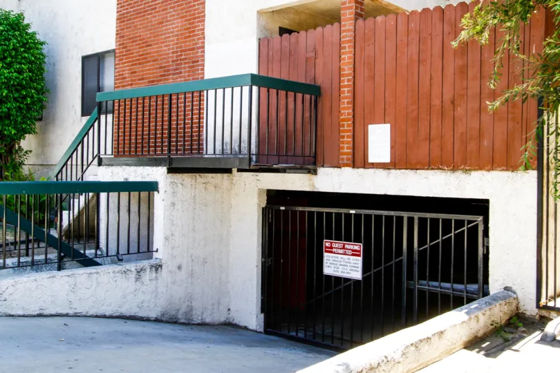 The parking at Burchette Villas