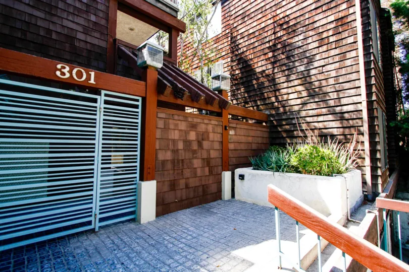 The entrance in California Woods