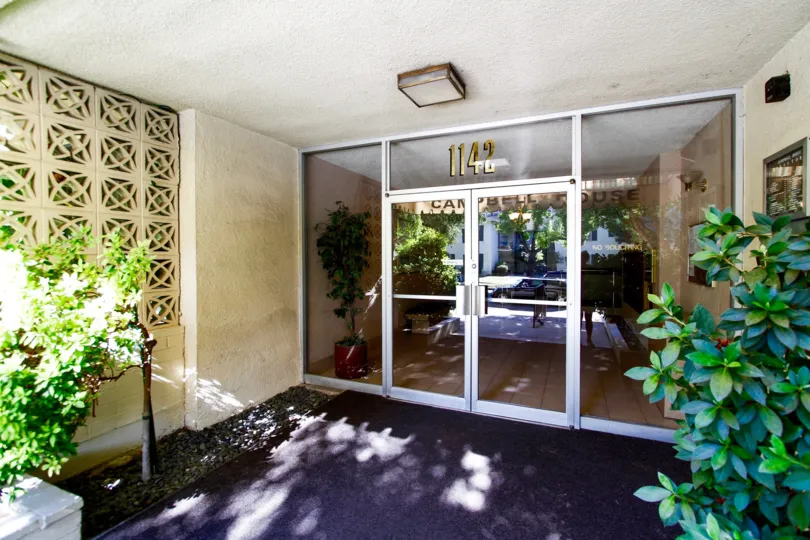 The doors into the Campbell House in Glendale California