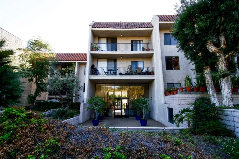The balconies at Casa De Valley View in Glendale California